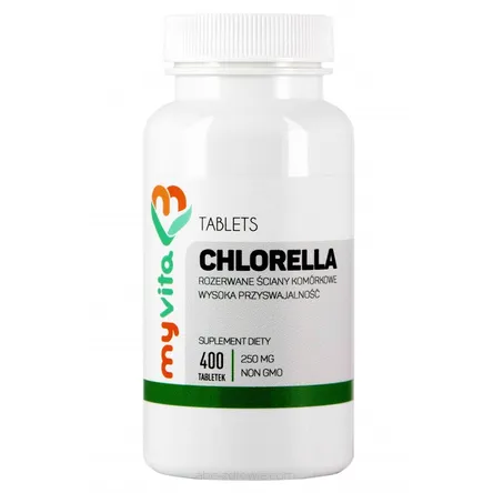 Chlorella tabletki 250mg, 400 szt. MyVita