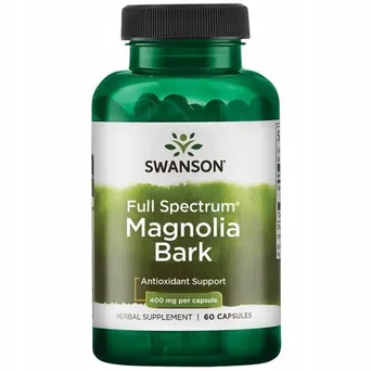Magnolia Bark - Kora z Magnolii Lekarskiej 60 kaps. Swanson