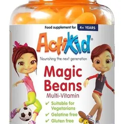 Magic Beans Multi-Witamina, Orange - 90 gummies ActiKid