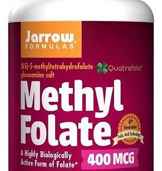 Methyl Folate, Kwas Foliowy 400mcg Jarrow Formulas  60 kaps.