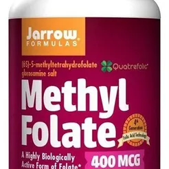 Methyl Folate, Kwas Foliowy 400mcg Jarrow Formulas  60 kaps.