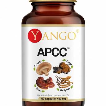 APCC™ - reishi, kordyceps, shitake, chaga -Yango  100 kaps.