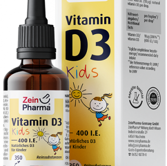 Witamina D3 dla dzieci w kroplach Zein Pharma 400IU - 10 ml.