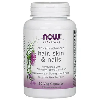Hair, Skin & Nails - Włosy, Skóra i Paznokcie 90 kaps. NOW Foods