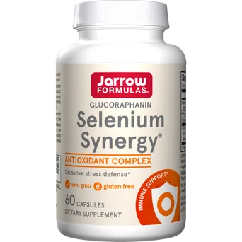 Selenium Synergy - Selen + Witamina E + Witamina B2 + Glukorafaina 60 kaps. Jarrow Formulas