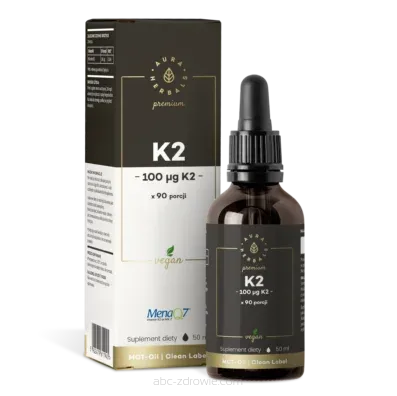 Witamina K2 100 mcg premium Vegan Aura Herbals 50ml
