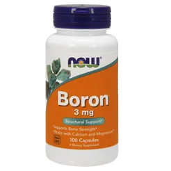 Boron - Bor 3 mg 100 kaps. NOW Foods