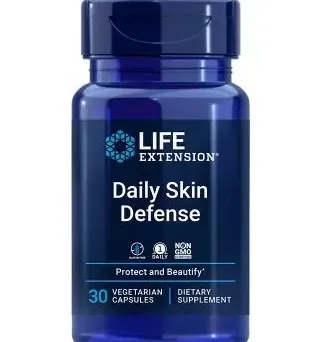 Daily Skin Defense - 30 kapsułek wege Life Extension 