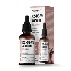 K2+D3-Vit 4000 IU Oil Active 30 ml  Pharmovit