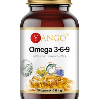 Omega 3-6-9 1388 Mg  Kwasy Tłuszczowe Yango 60 Kaps
