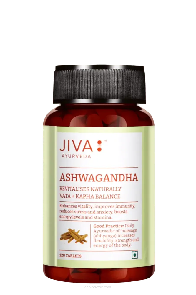 Ashwagandha Jiva Ajurweda 120 tabletek