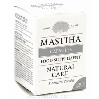 Mastiha działa na wrzody żołądka i refluks 90 kaps.