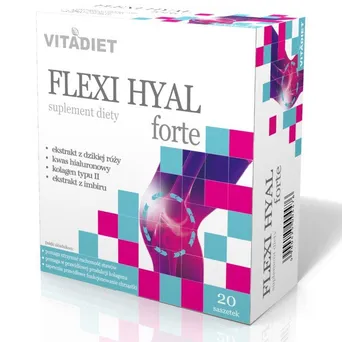 Flexi Hyal Forte 20 sasz. x 15ml VITADIET 