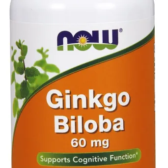 Ginkgo Biloba,Now Foods  60mg – 60 kaps