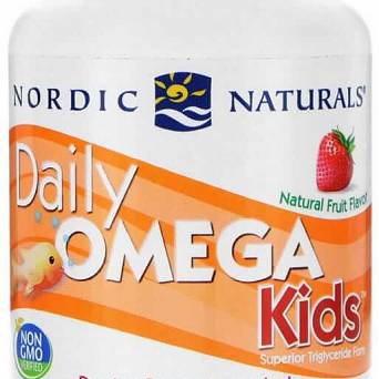 Omega 3 dla dzieci Daily Omega Kids, Natural Fruit Nordic Naturals 30 kaps. 
