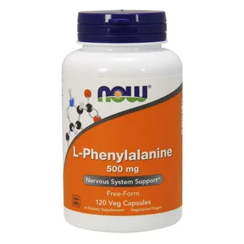 L-Phenylalanine - L-Fenyloalanina 500 mg 120 kaps. NOW Foods