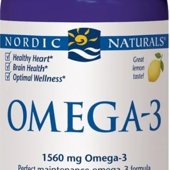 Omega-3,560mg Nordic Naturals Cytrynowy- 237 ml.