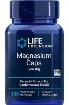 Magnesium Caps, 500mg - 100 vcaps