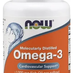Omega-3 Molecularly Distilled - 30 kapsułki żelowe Now Foods