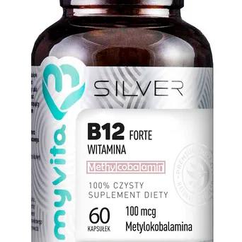 SILVER Witamina B12 100mcg, 60kaps. (Metylokobalamina) MyVita