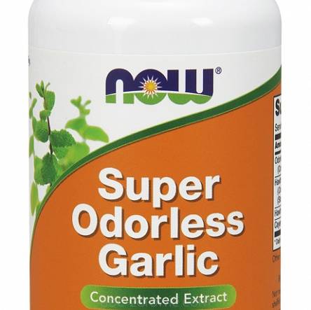 Super Odorless Garlic - Concentrated Extract - 90 vcaps NOW Foods