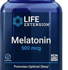 Melatonina  500mcg ,Life Extension 200 kaps.
