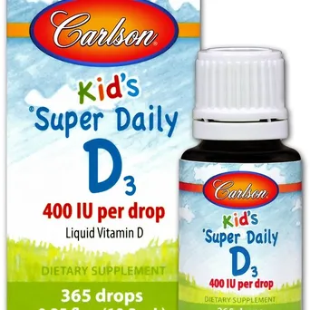 Dziecięcy Super Codzienny D3 400 IU Carlson Labs - 10 ml. 