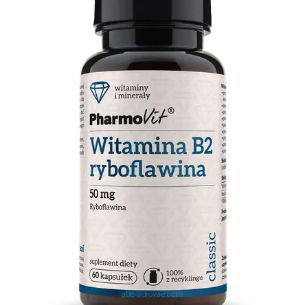 B2 ryboflawina 50 mg 60 kaps Pharmovit
