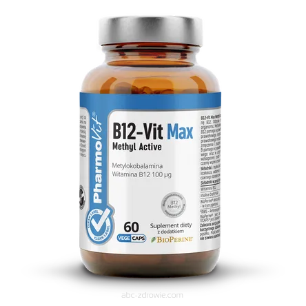 B12-Vit Max Methyl Active 60 kaps  Pharmovit