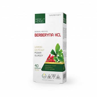 Berberyna HCl Medica Herbs 60 kaps.