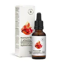 Koenzym Q10 + Witamina E – krople 30 ml-Aura Herbals
