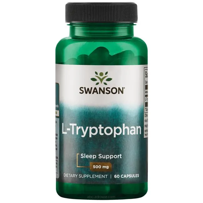 SWANSON L-Tryptofan 500mg, 60kaps.