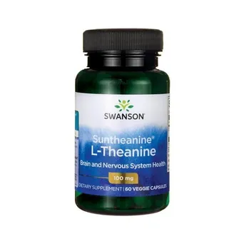 L-Teanina 100 mg - Suntheanine Swanson 60 kaps.