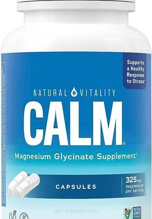 Magnez Glicynian, uspokajający - 180 kapsułek  Natural Vitality