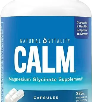 Magnez Glicynian, uspokajający - 180 kapsułek  Natural Vitality