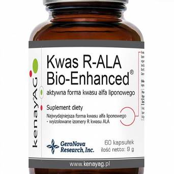 Kwas R-ALA Bio-Enhanced aktywna forma kwasu liponowego 60 kaps.