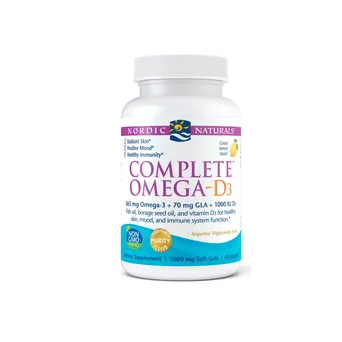 Nordic Naturals Complete Omega-D3, 565mg Cytrynowy 60 kaps. 