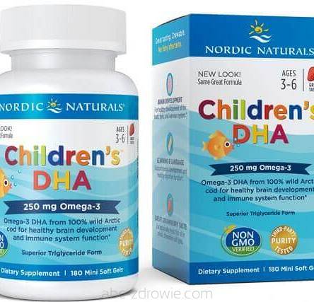 Children's DHA, Omega 3 dla dzieci 
