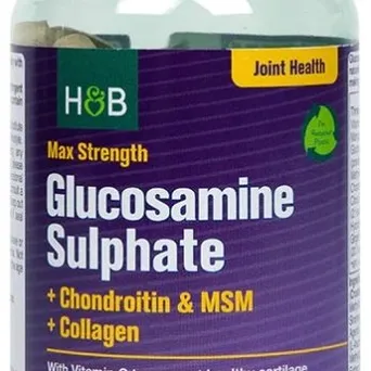 Glukozamina Sulphate + Chondroitin i MSM + Kolagen- 90 tablets Holland i Barrett