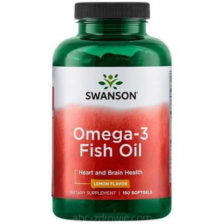Omega-3 smak cytrynowy Swanson 150 żelek