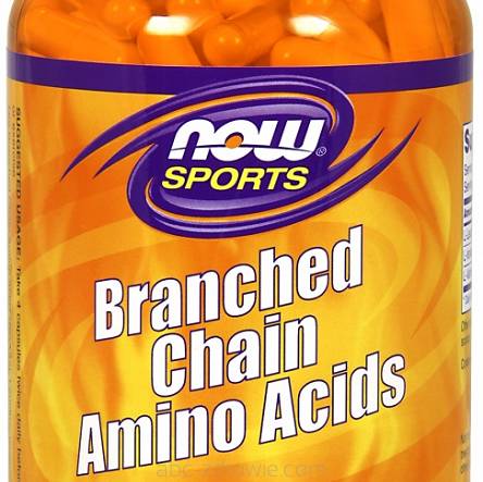 Branched Chain Amino Acids, Capsules - 240 caps NOW Foods
