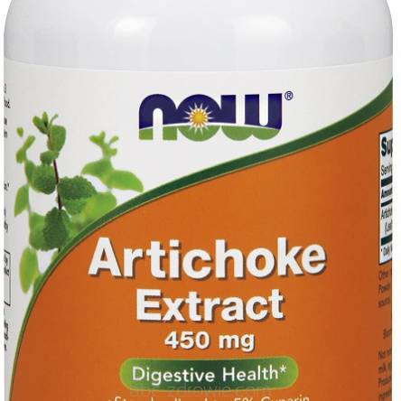 Artichoke Extract, 450mg - 90 vcaps NOW Foods