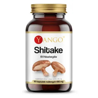 Shitake - ekstrakt 10% polisacharydów  Yango  90 kaps.