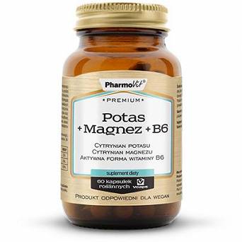 Potas + Magnez + B6 Pharmovit 60 kaps