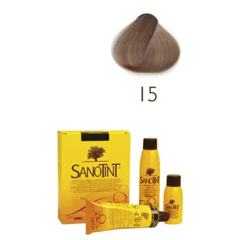 Popielaty Blond naturalna farba do włosów - Sanotint 15 