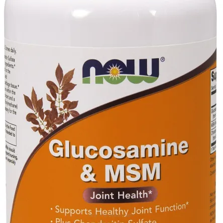 Glukozamina i MSM - 180 kaps. Now Foods