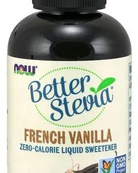 Better Stewia w płynie, French Vanilla - 59 ml. Now Foods