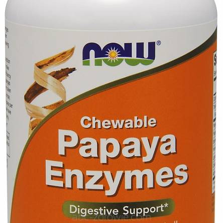Papaya Enzyme, Chewable - 360 lozenges NOW Foods