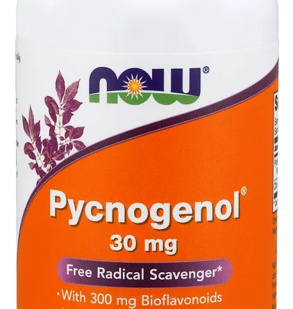 Pycnogenol, 30mg - 60 kaps. Now Foods