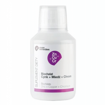 BIOCHELAT Cynk - Miedz - Chrom 150 ml Invex Remedies